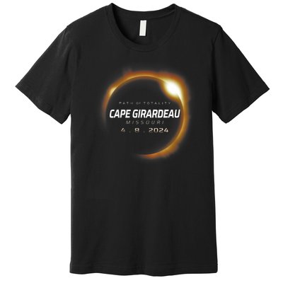 Total Solar Eclipse 2024 Cape Girardeau Missouri April 2024 Premium T-Shirt