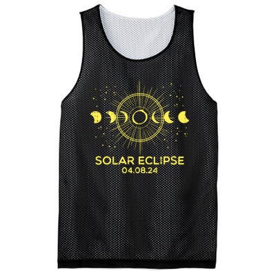 Total Solar Eclipse April 08 2024 Mesh Reversible Basketball Jersey Tank