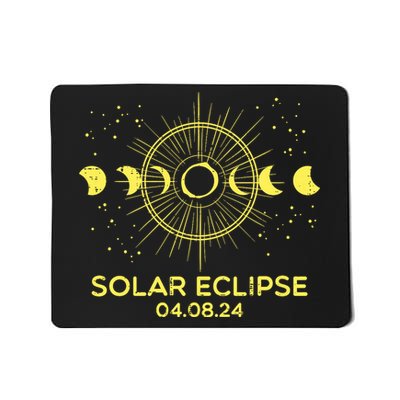 Total Solar Eclipse April 08 2024 Mousepad