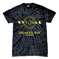 Total Solar Eclipse April 08 2024 Tie-Dye T-Shirt