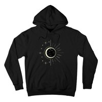 Total Solar Eclipse Moon Sun Stars April 8 Hoodie