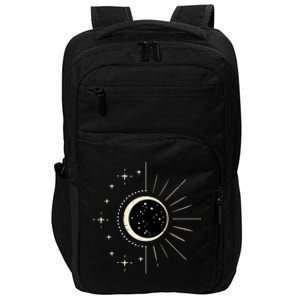 Total Solar Eclipse Moon Sun Stars April 8 Impact Tech Backpack