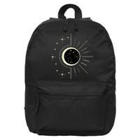 Total Solar Eclipse Moon Sun Stars April 8 16 in Basic Backpack