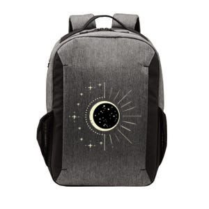 Total Solar Eclipse Moon Sun Stars April 8 Vector Backpack