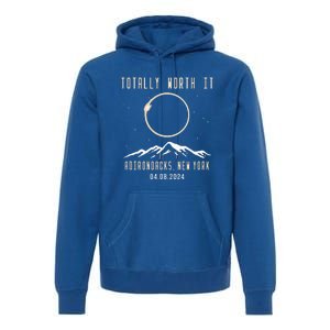 Total Solar Eclipse Adirondacks New York 2024 Premium Hoodie