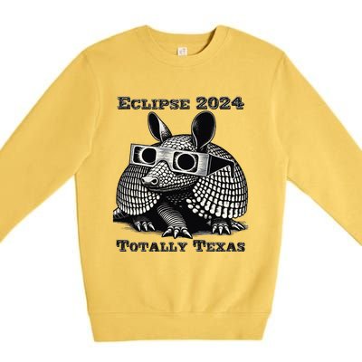 Total Solar Eclipse 2024 Totally Texas Premium Crewneck Sweatshirt