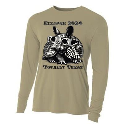 Total Solar Eclipse 2024 Totally Texas Cooling Performance Long Sleeve Crew