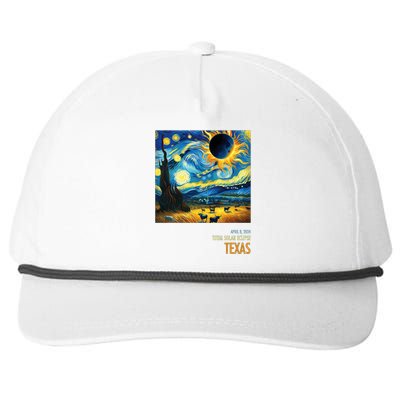 Total Solar Eclipse 2024 Texas Snapback Five-Panel Rope Hat