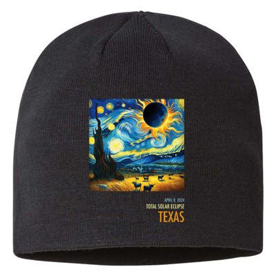 Total Solar Eclipse 2024 Texas Sustainable Beanie