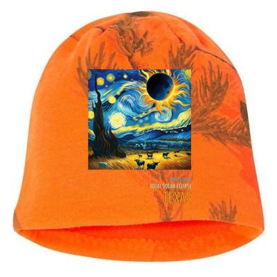 Total Solar Eclipse 2024 Texas Kati - Camo Knit Beanie