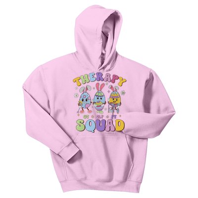 Therapy Squad Easter Day Slp Ot Pt Easter Eggs Kids Hoodie