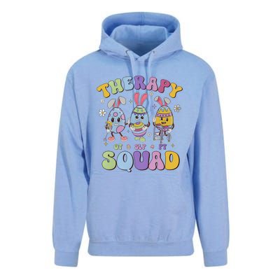 Therapy Squad Easter Day Slp Ot Pt Easter Eggs Unisex Surf Hoodie