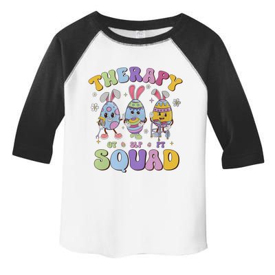 Therapy Squad Easter Day Slp Ot Pt Easter Eggs Toddler Fine Jersey T-Shirt