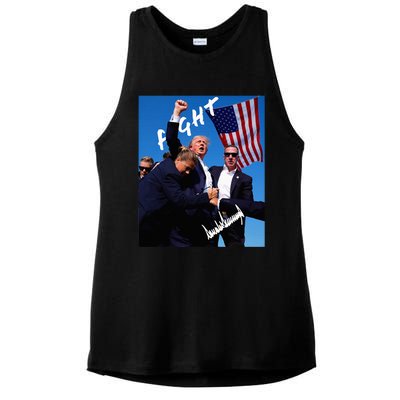 Trump Signature Edition Ladies PosiCharge Tri-Blend Wicking Tank