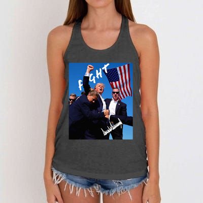 Trump Signature Edition Women's Knotted Racerback Tank