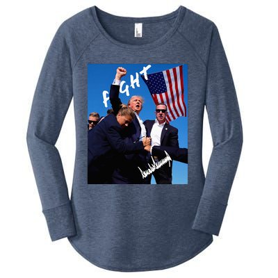 Trump Signature Edition Women's Perfect Tri Tunic Long Sleeve Shirt