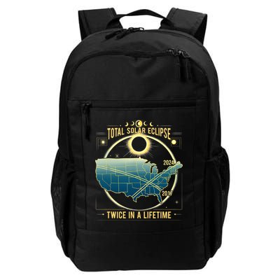 Total Solar Eclipse Twice In A Lifetime 2024 Gift Daily Commute Backpack