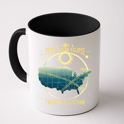 Total Solar Eclipse Twice In A Lifetime 2024 Gift Coffee Mug