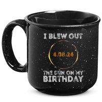 Total Solar Eclipse 4.08.24 Birthday Funny Quote Totality 15oz Campfire Ceramic Mug