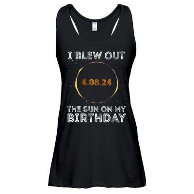 Total Solar Eclipse 4.08.24 Birthday Funny Quote Totality Ladies Essential Flowy Tank