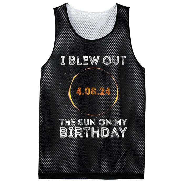 Total Solar Eclipse 4.08.24 Birthday Funny Quote Totality Mesh Reversible Basketball Jersey Tank