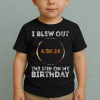 Total Solar Eclipse 4.08.24 Birthday Funny Quote Totality Toddler T-Shirt