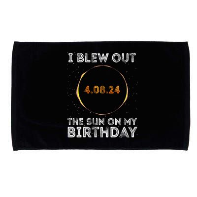 Total Solar Eclipse 4.08.24 Birthday Funny Quote Totality Microfiber Hand Towel