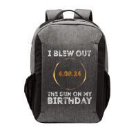 Total Solar Eclipse 4.08.24 Birthday Funny Quote Totality Vector Backpack