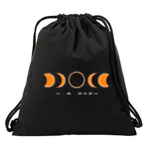 Total Solar Eclipse 2024 Solar Eclipse Lovers Drawstring Bag