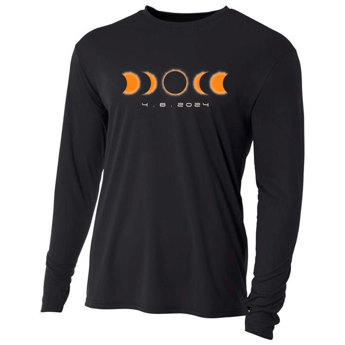 Total Solar Eclipse 2024 Solar Eclipse Lovers Cooling Performance Long Sleeve Crew