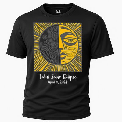 Total Solar Eclipse April 8 2024 Cooling Performance Crew T-Shirt