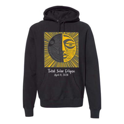 Total Solar Eclipse April 8 2024 Premium Hoodie