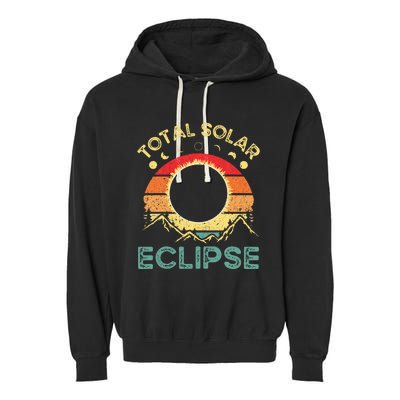 Total Solar Eclipse 4.08.24 Garment-Dyed Fleece Hoodie