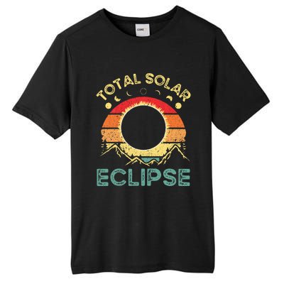 Total Solar Eclipse 4.08.24 Tall Fusion ChromaSoft Performance T-Shirt