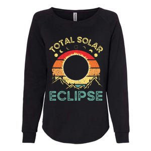 Total Solar Eclipse 4.08.24 Womens California Wash Sweatshirt