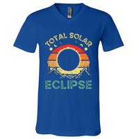 Total Solar Eclipse 4.08.24 V-Neck T-Shirt