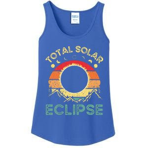 Total Solar Eclipse 4.08.24 Ladies Essential Tank