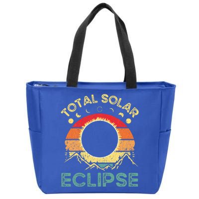 Total Solar Eclipse 4.08.24 Zip Tote Bag