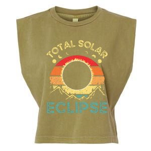 Total Solar Eclipse 4.08.24 Garment-Dyed Women's Muscle Tee