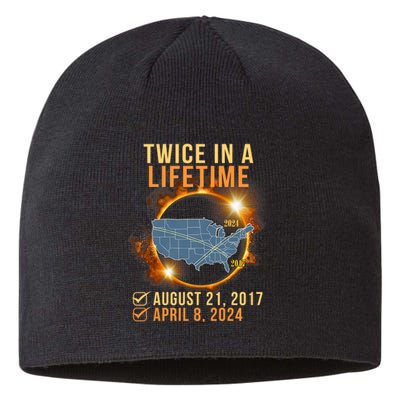 Total Solar Eclipse Clothing Twice In Lifetime April 8 2024 Sustainable Beanie