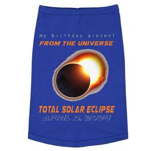 Total Solar Eclipse Apr 8 2024 Birthday Doggie Tank