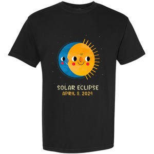 Total Solar Eclipse 2024 Cute Solar Eclipse Garment-Dyed Heavyweight T-Shirt