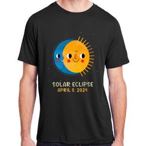 Total Solar Eclipse 2024 Cute Solar Eclipse Adult ChromaSoft Performance T-Shirt