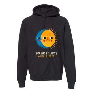 Total Solar Eclipse 2024 Cute Solar Eclipse Premium Hoodie