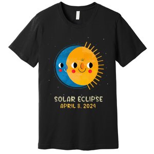 Total Solar Eclipse 2024 Cute Solar Eclipse Premium T-Shirt