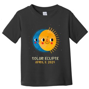 Total Solar Eclipse 2024 Cute Solar Eclipse Toddler T-Shirt