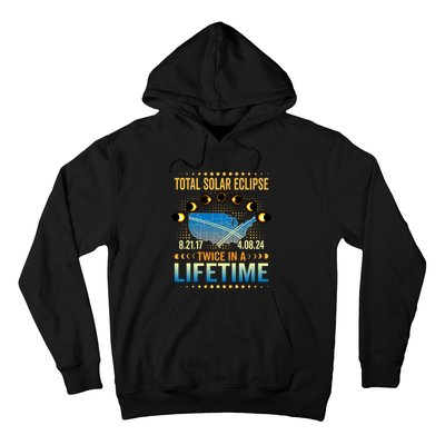 Total Solar Eclipse 2024 Sun Is Getting Mooned Design Twice In A Lifetime Hoodie