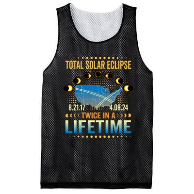 Total Solar Eclipse 2024 Sun Is Getting Mooned Design Twice In A Lifetime Mesh Reversible Basketball Jersey Tank