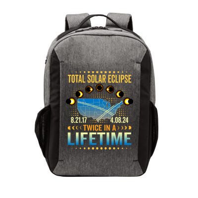 Total Solar Eclipse 2024 Sun Is Getting Mooned Design Twice In A Lifetime Vector Backpack