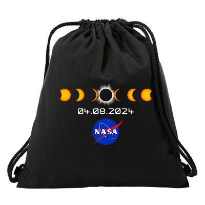 Total Solar Eclipse 2024 Totality Astronomy Drawstring Bag
